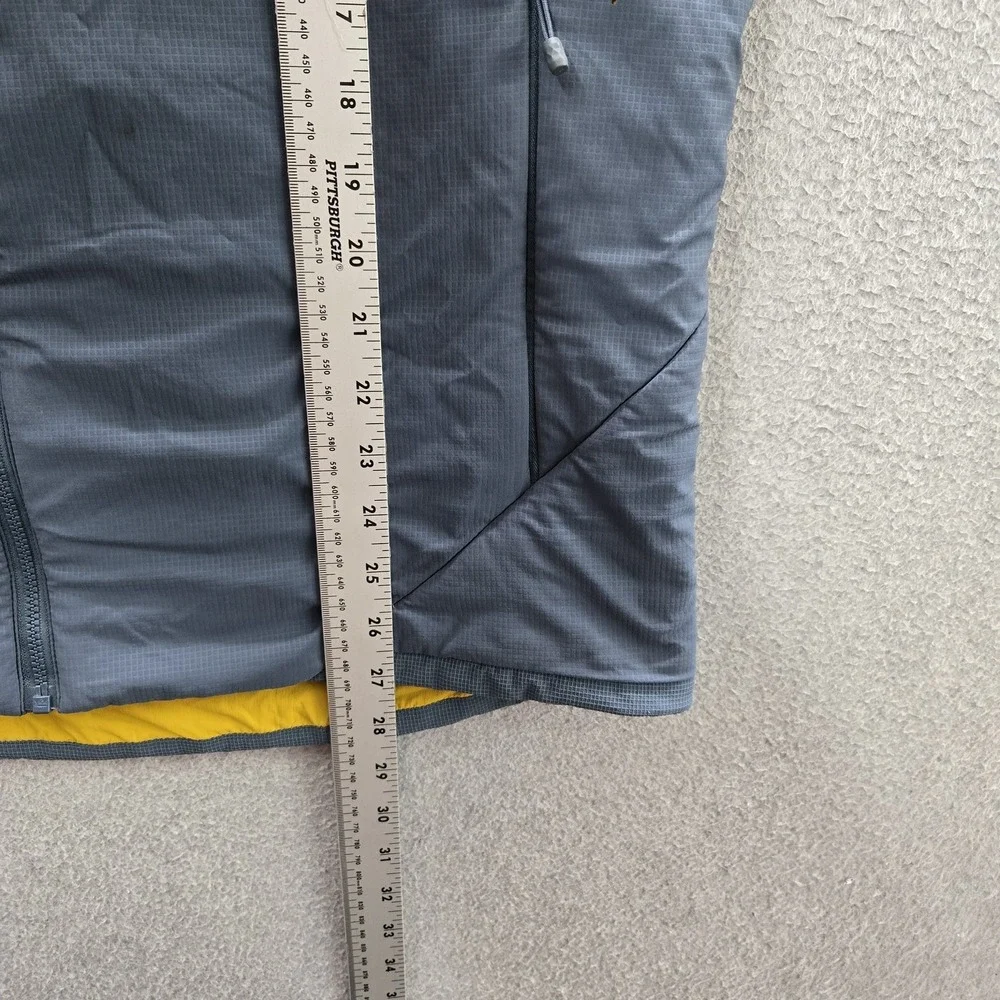 The North Face Men Jacket L/G Gray Nylon Ventrix Ultralight Puffer READ